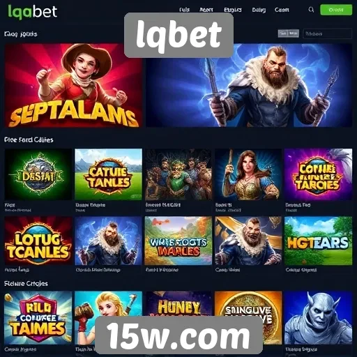 Variedade de jogos oferecidos pelo lqbet